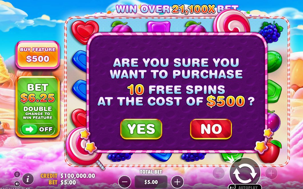 Fyra scatter-symboler startar bonusrundan med tio free spins