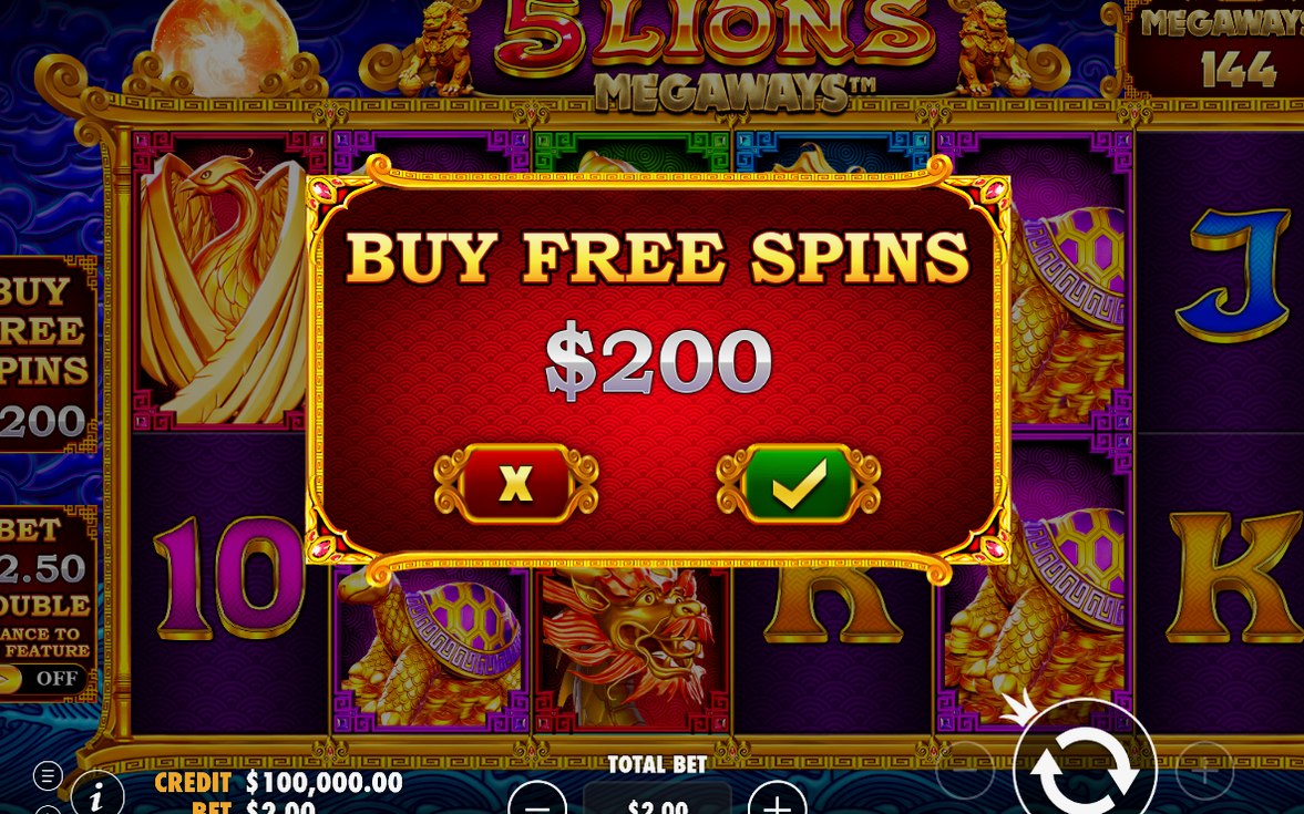 Free spins med val av antal snurr före rundan